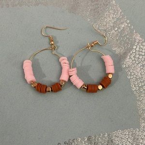 Clay beads bracelet and earring’s
